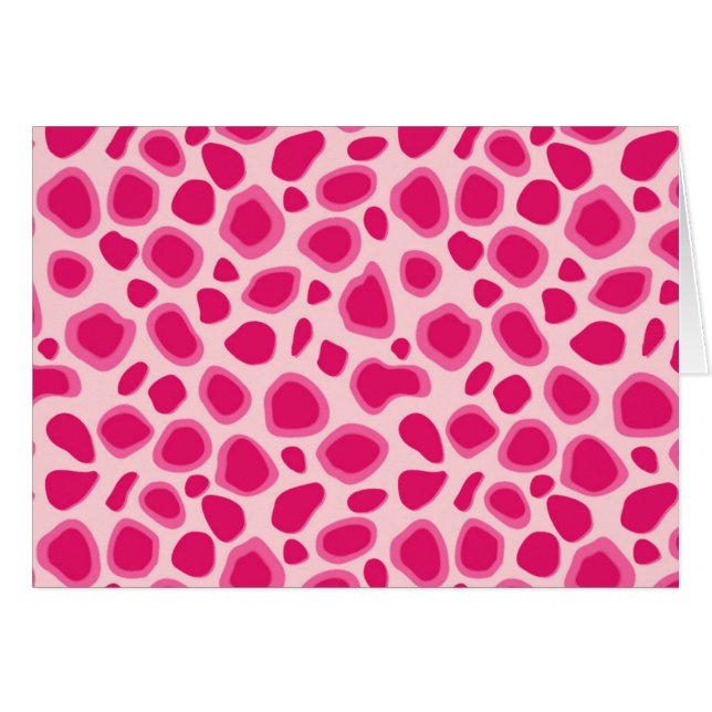 Leopard Print - Fuchsia and light pink (Front Horizontal)