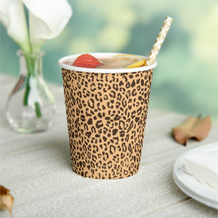 Leopard Print Fun Paper Cups