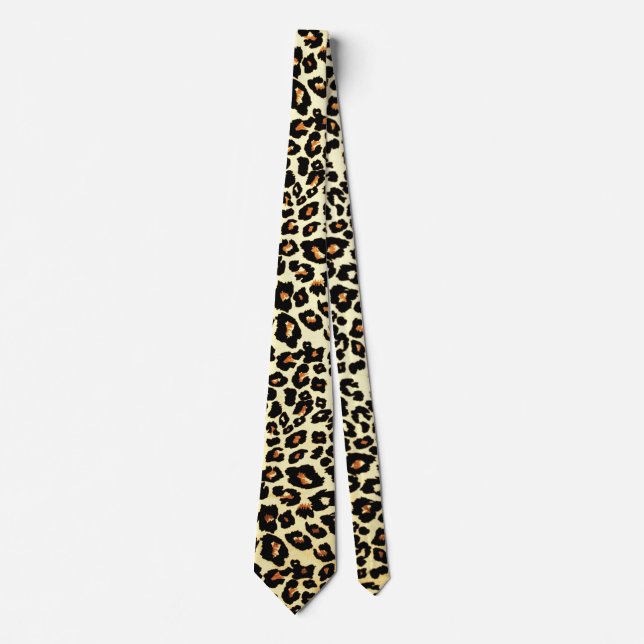 Leopard Print Fun Tie (Front)