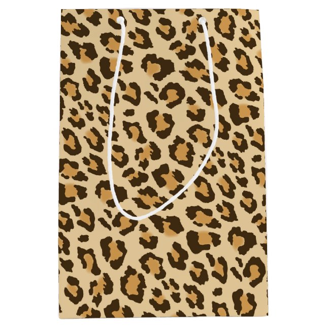 Leopard Print Gift Bag (Front)
