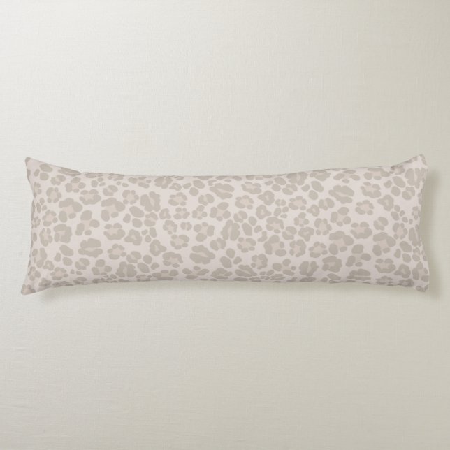 Leopard Print Glam 2 #pattern #design Body Cushion (Front)