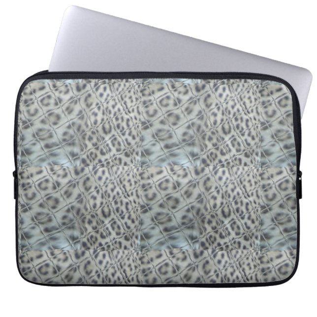 Leopard Print Graphic Electronics Bag (Front)
