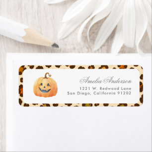 Leopard Print Halloween Baby Shower