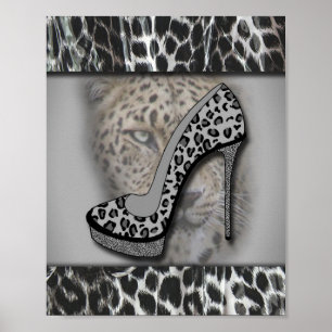 Leopard Print High Heel With Leopard