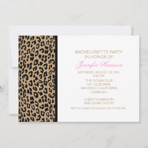 Leopard Print Invitation