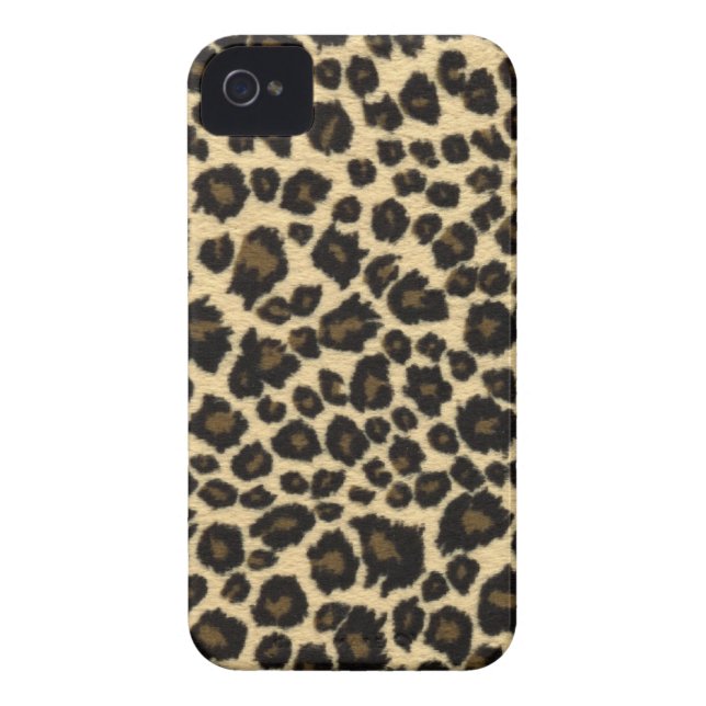 Leopard Print iPhone 4 Case (Back)