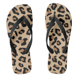 Leopard Print Jandals