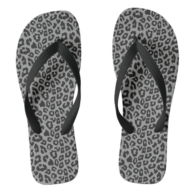 Leopard Print Jandals (Footbed)