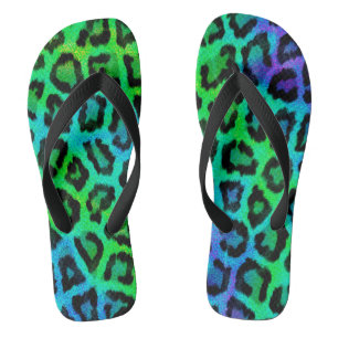 Leopard Print Jandals