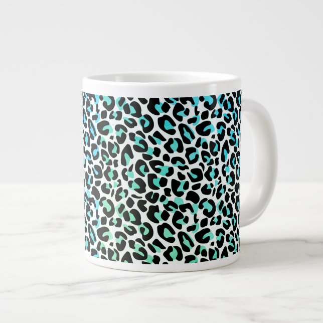 Leopard Print Jumbo Mug (Front Right)