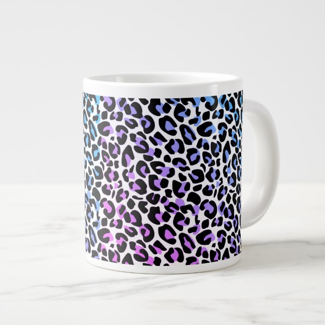 Leopard Print Jumbo Mug (Front Right)