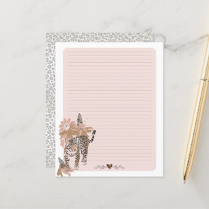 Leopard Print, Jungle Writing Paper, Animal Print