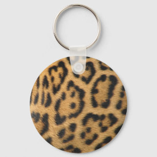 Leopard Print Key Ring