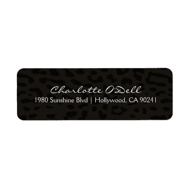 Leopard-Print; Labels (Front)