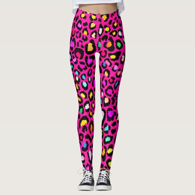 Leopard print leggings (Front)
