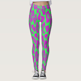 Leopard print leggings