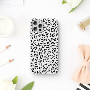 Leopard Print, Leopard Spots, Black And White Case-Mate iPhone Case