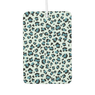 Leopard Print, Leopard Spots, Blue Leopard Car Air Freshener