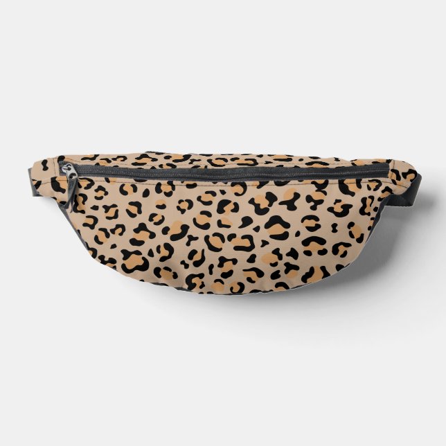 Leopard Print, Leopard Spots, Brown Leopard Bum Bags (Lay Down)