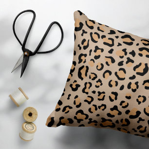 Leopard Print, Leopard Spots, Brown Leopard Decorative Cushion