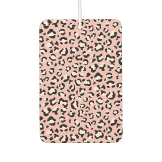 Leopard Print, Leopard Spots, Pink Leopard Car Air Freshener