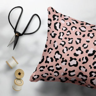 Leopard Print, Leopard Spots, Pink Leopard Pillowcase