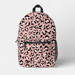 Leopard Print, Leopard Spots, Pink Leopard Printed Backpack