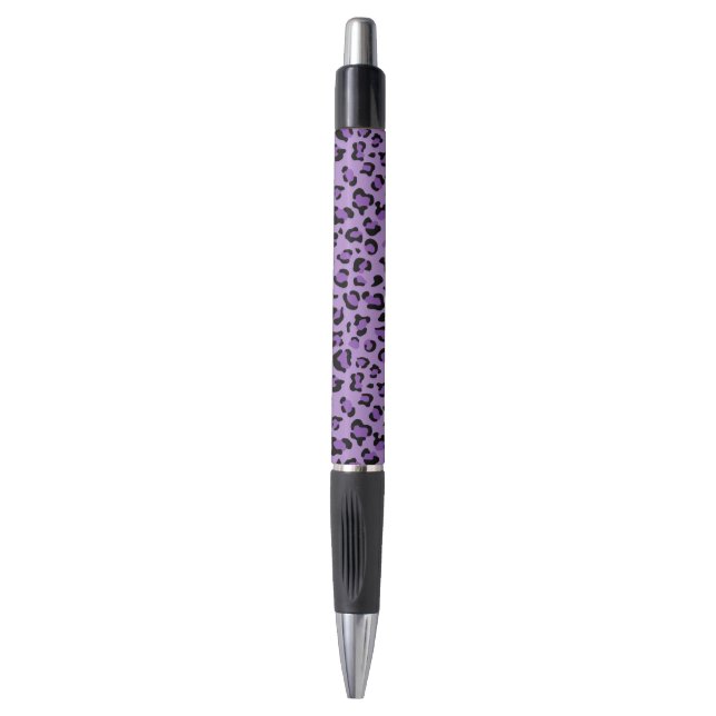 Leopard Print, Leopard Spots, Purple Leopard (Front Vertical)