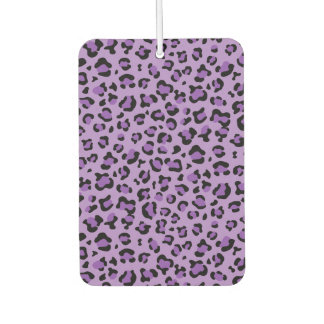 Leopard Print, Leopard Spots, Purple Leopard Car Air Freshener