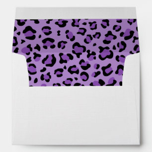 Leopard Print, Leopard Spots, Purple Leopard Envelope