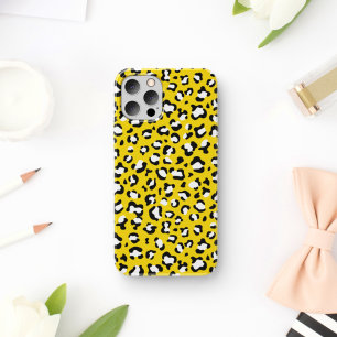 Leopard Print, Leopard Spots, Yellow Leopard Case-Mate iPhone Case