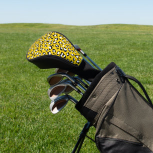 Leopard Print, Leopard Spots, Yellow Leopard Golf Head Cover