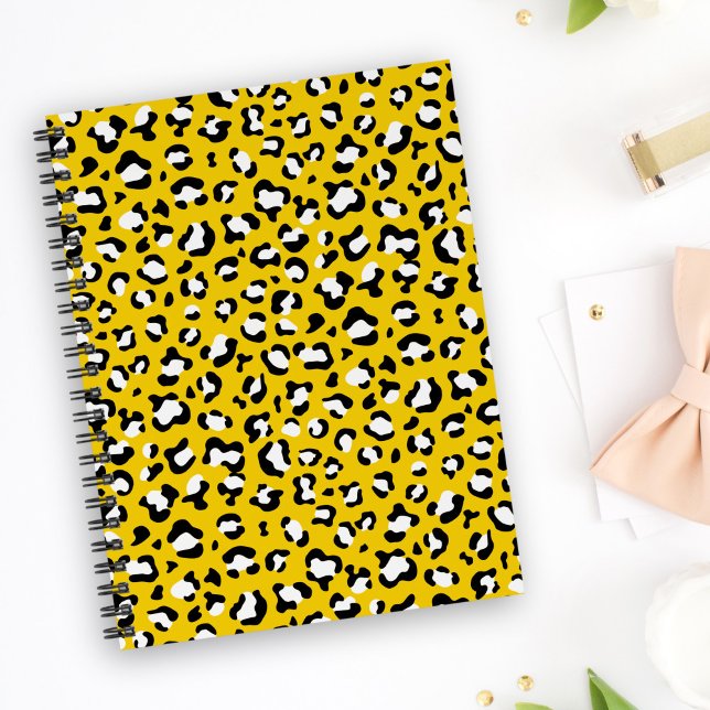 Leopard Print, Leopard Spots, Yellow Leopard Planner (Creator Uploaded)