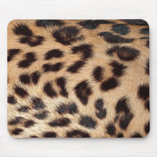 leopard print look texture mouse pad (Front)