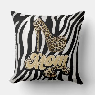 Leopard Print Love Animal Pillow