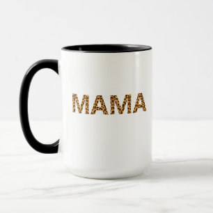 Leopard Print Mama Coffee Mug