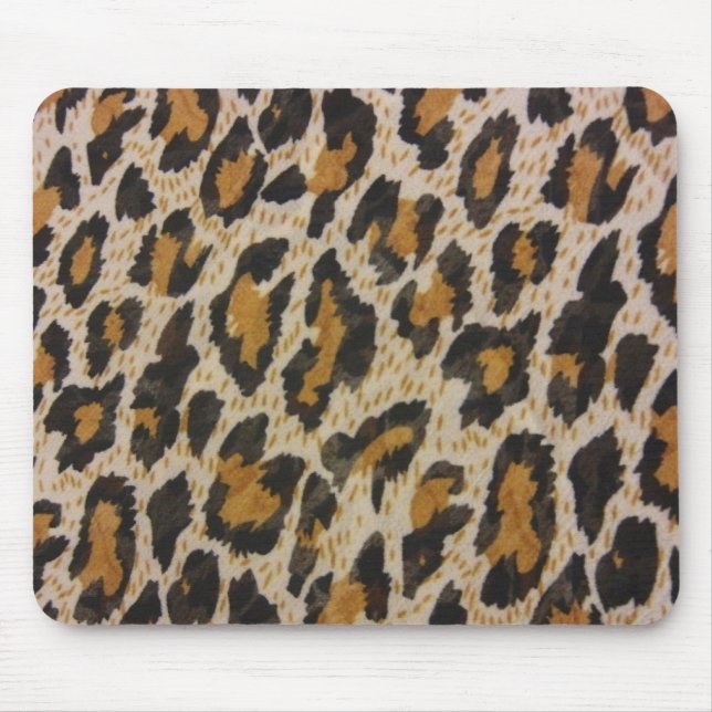 Leopard Print Mouse Pad (Front)