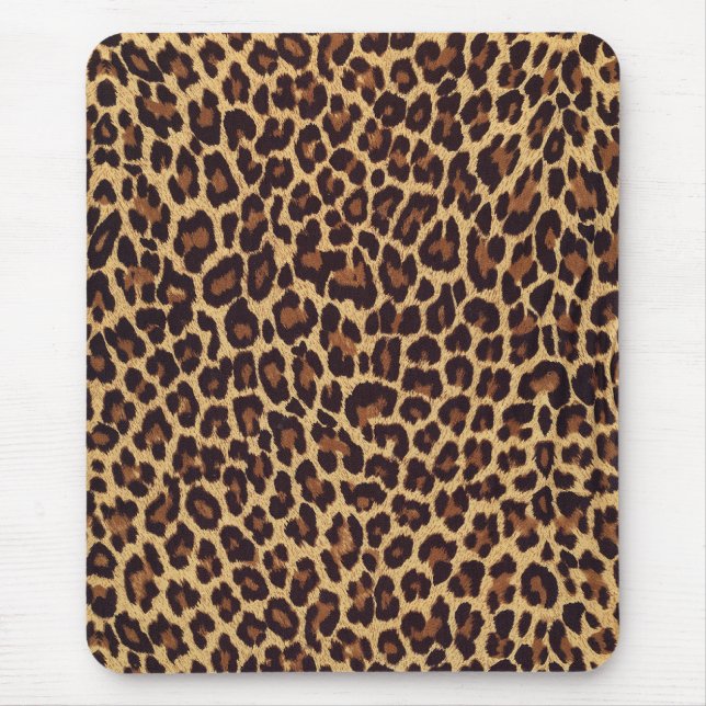 Leopard Print Mouse Pad (Front)