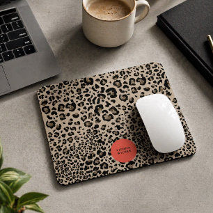 Leopard Print Mouse Pad   Stylish Mousepads