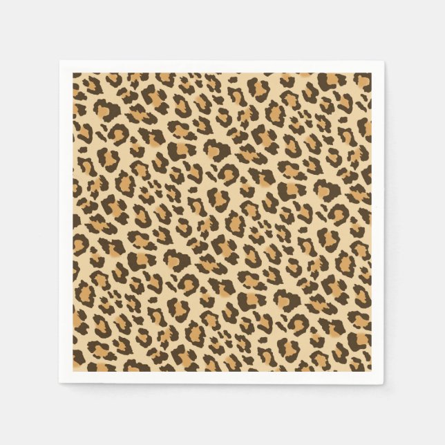 Leopard Print Napkins (Front)