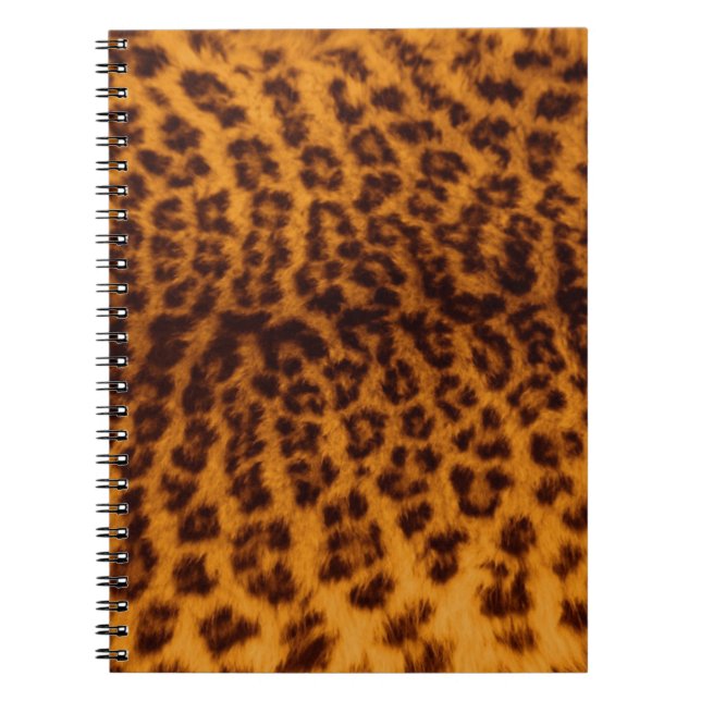 Leopard print notebook (Front)