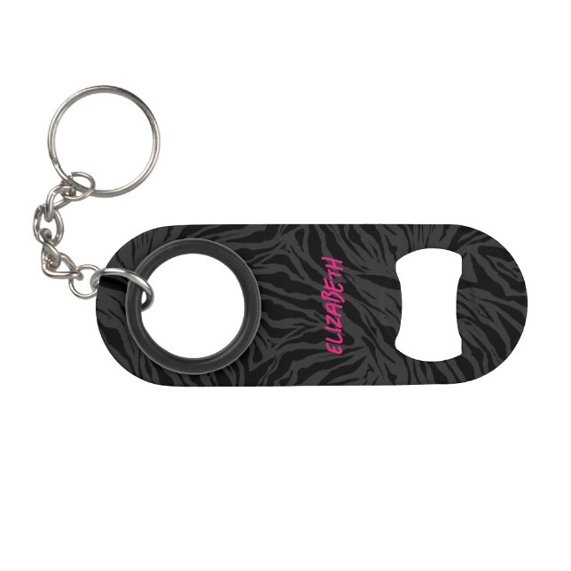 Leopard Print on Charcoal (Front (Horizontal))