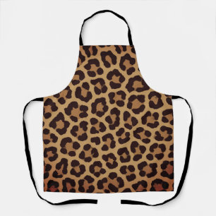Leopard Print Pattern Apron