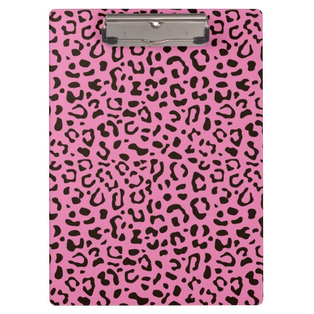 Leopard print pattern clipboard (Front)
