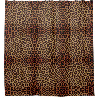 Leopard Print Pattern Shower Curtain