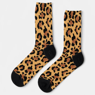 leopard print pattern socks