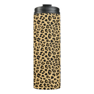 Leopard Print Pattern Thermal Tumbler