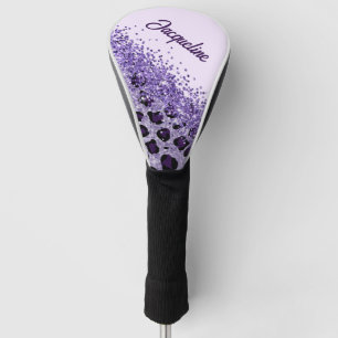 Leopard Print Personalised Golf Head Cover