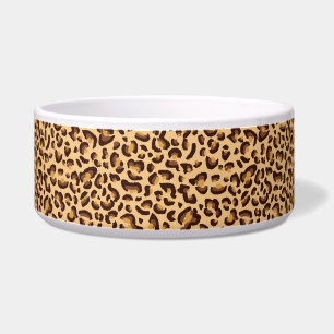 Leopard Print Pet Bowl