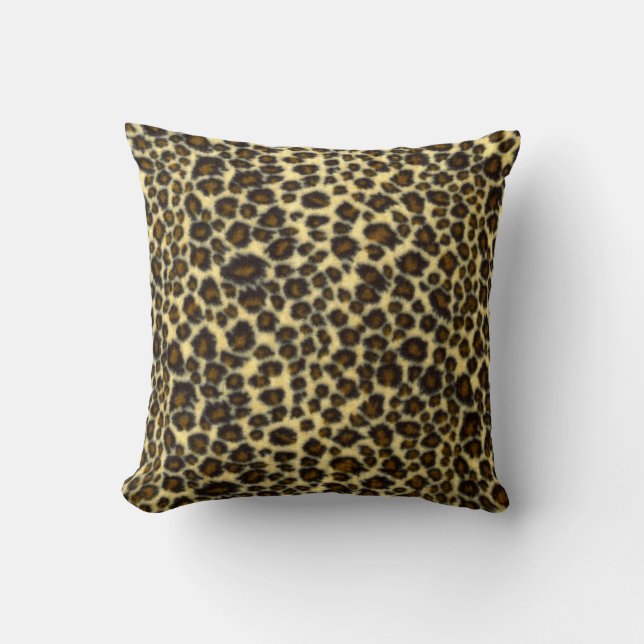 Leopard Print Pillow (Front)